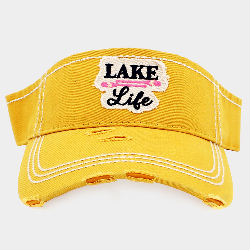 HATEGORY Lake Life Vintage Visor Hat