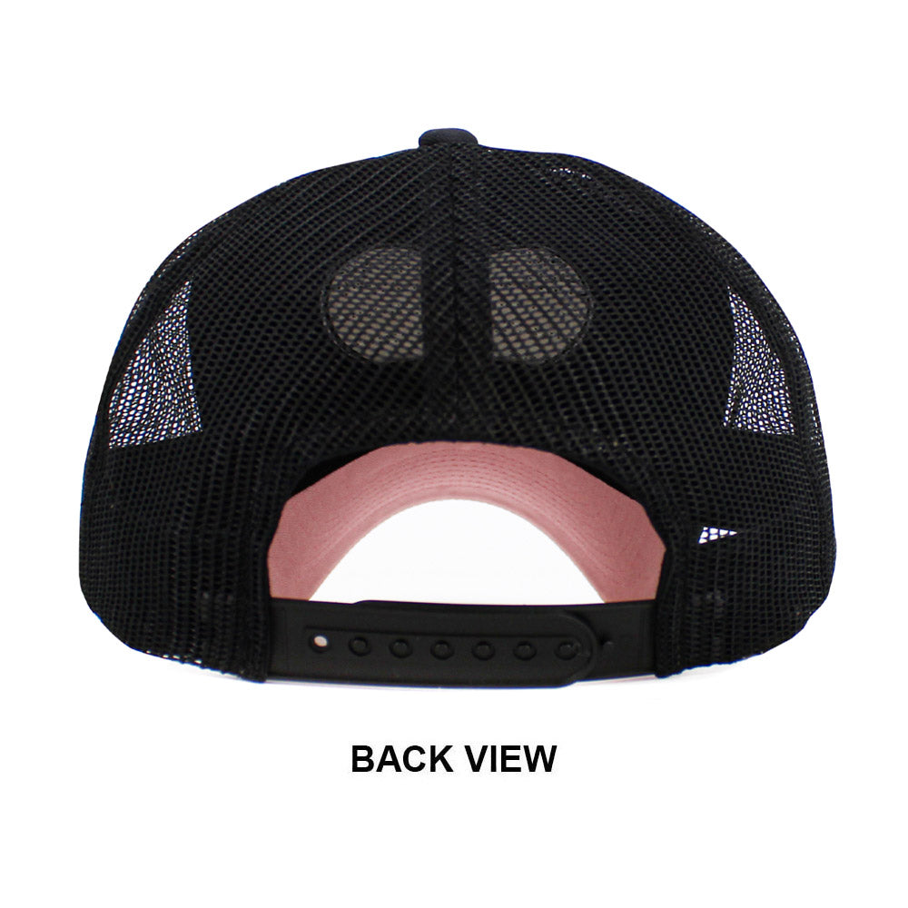HATEGORY Floral Pattern Heart Patch Pointed Baseball Cap