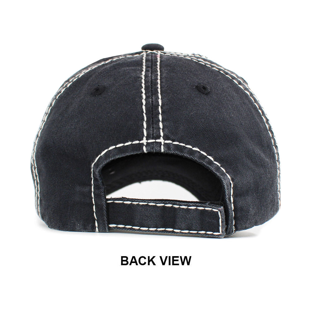 HATEGORY Bride Squad Message Vintage Baseball Cap