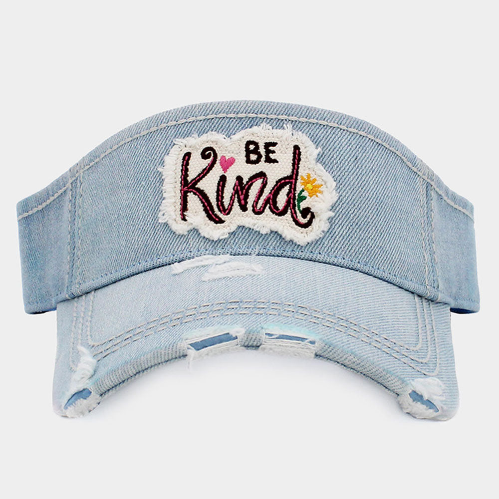 HATEGORY Be Kind Vintage Visor Hat