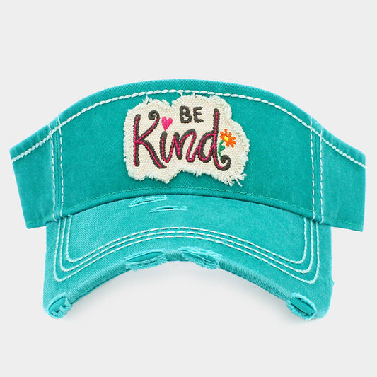 HATEGORY Be Kind Vintage Visor Hat