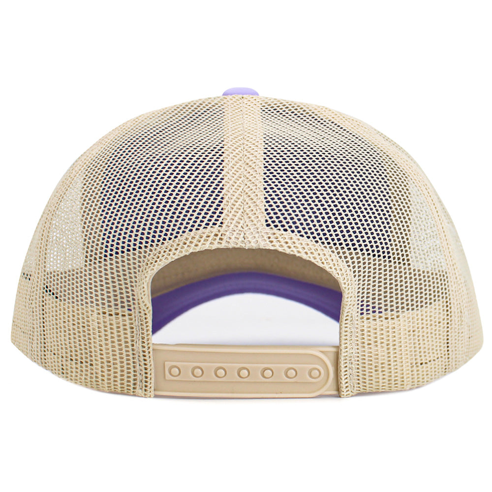 HATEGORY WILD FREE Message Butterfly Embroidered Mesh Back Trucker Hat