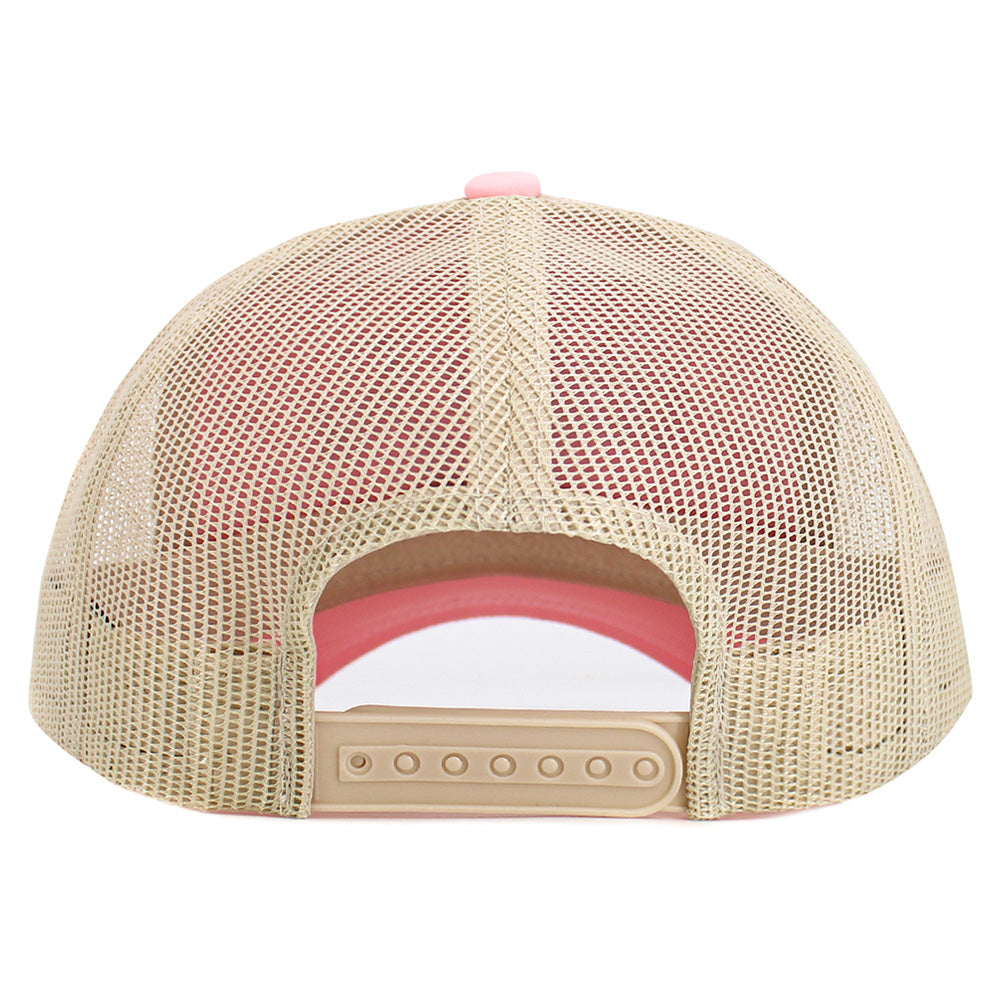 HATEGORY WILD FREE Message Butterfly Embroidered Mesh Back Trucker Hat