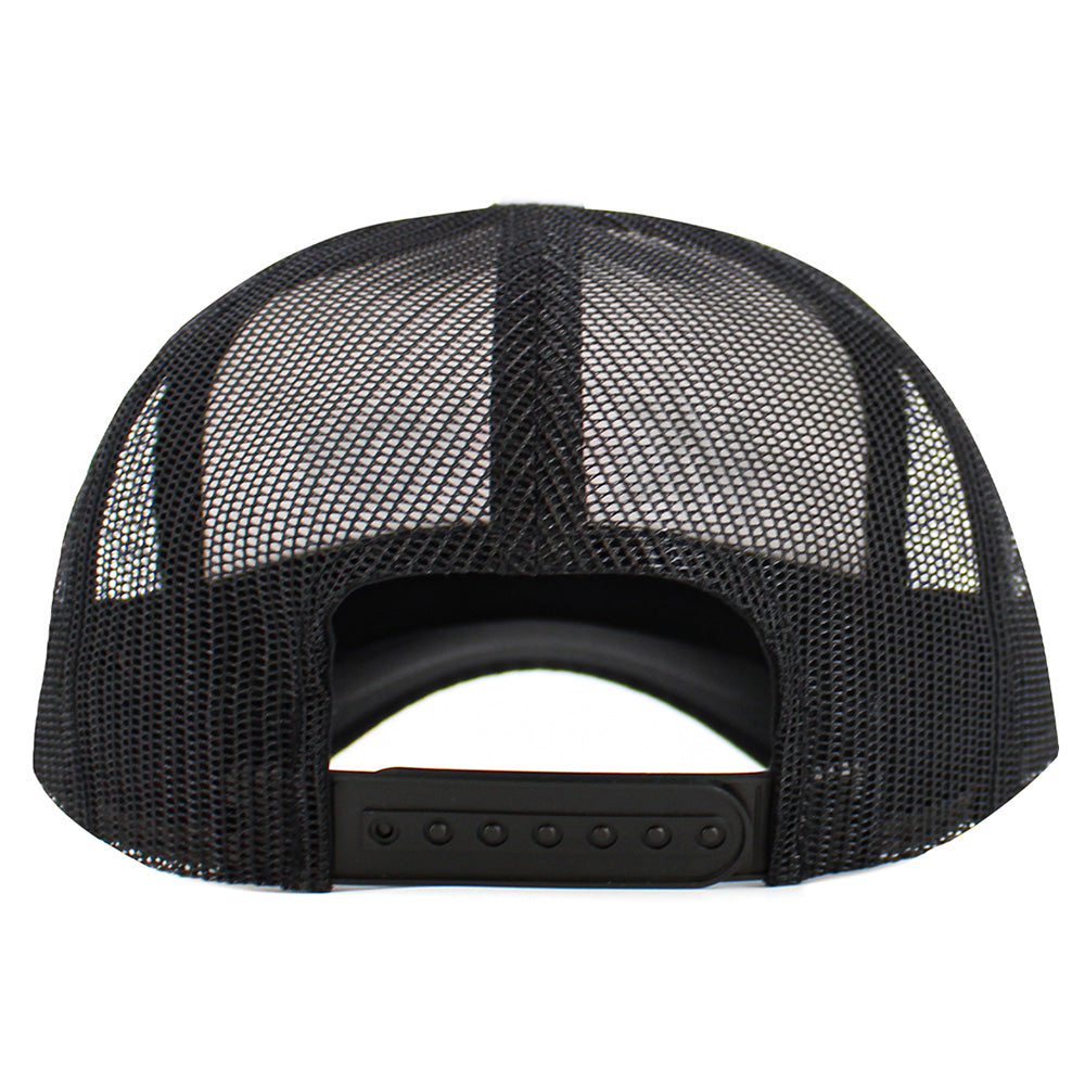HATEGORY DOG MOM Message Paw Embroidered Mesh Back Trucker Hat