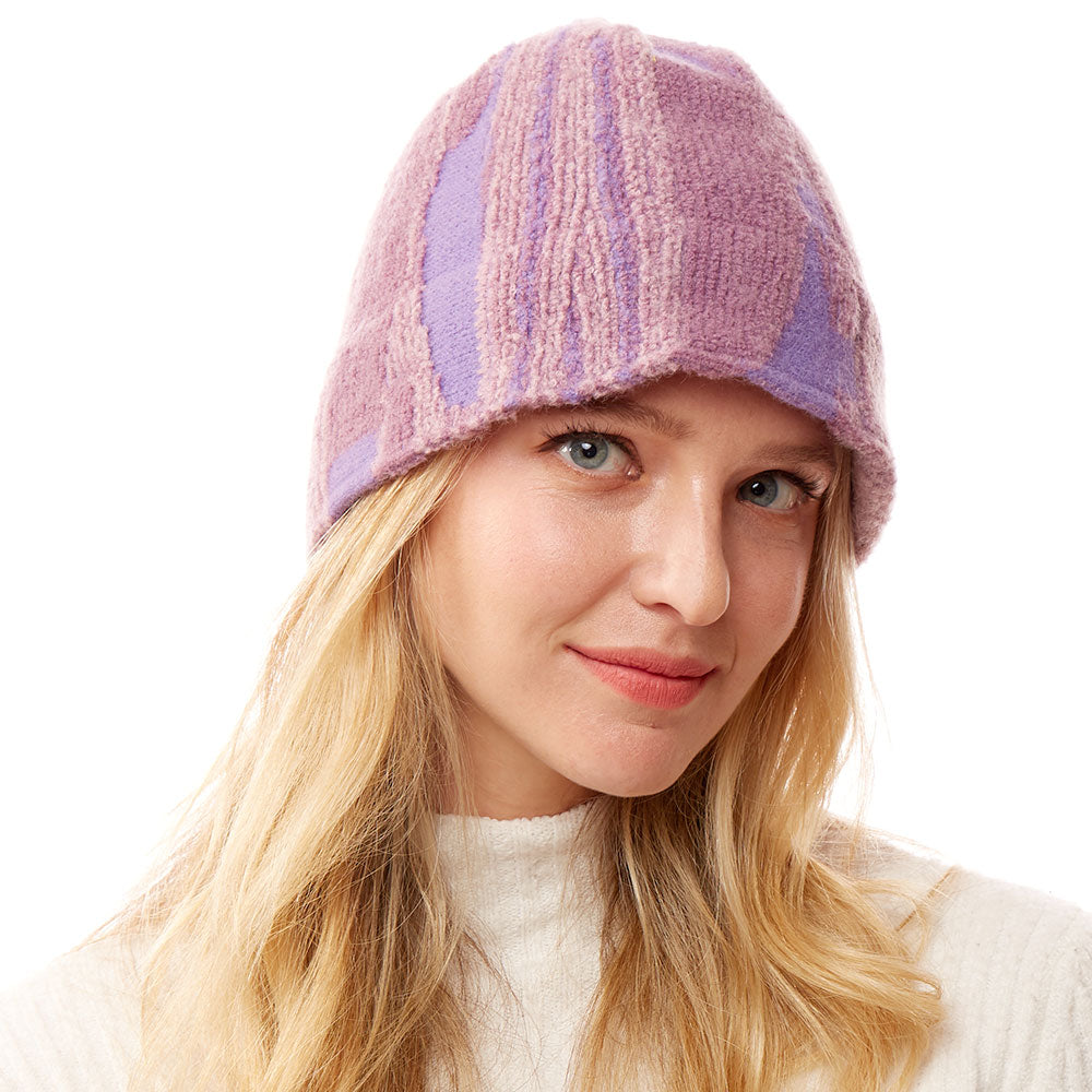 HATEGORY Abstract Patterned Soft Fabric Bucket Hat
