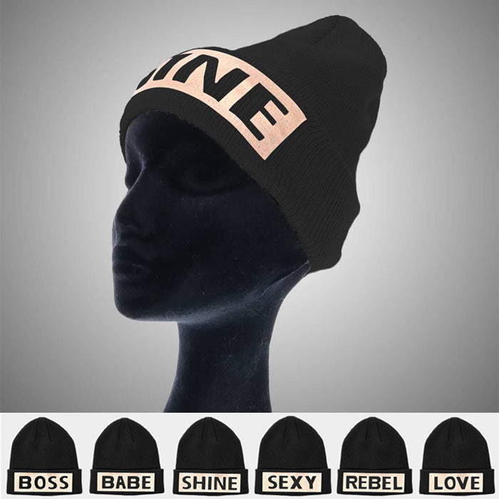 HATEGORY "Babe" Soft Knit Beanie Hat