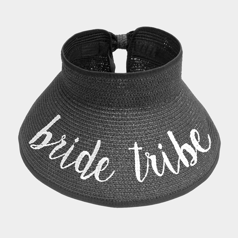 HATEGORY bride tribe Message Roll Up Foldable Visor Sun Hat