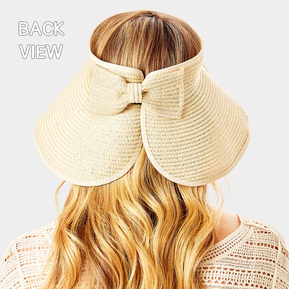 HATEGORY hello sunshine Message Roll Up Foldable Visor Sun Hat