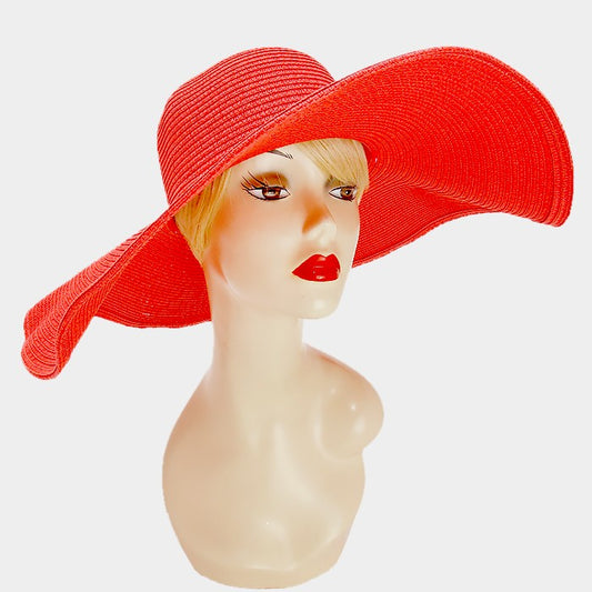 HATEGORY WIDE BRIM FLOPPY SUN HAT