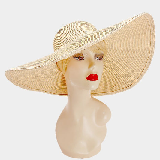 HATEGORY WIDE BRIM FLOPPY SUN HAT