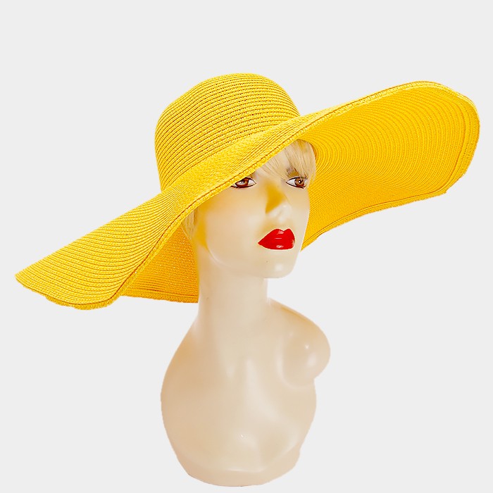 HATEGORY WIDE BRIM FLOPPY SUN HAT