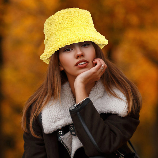 HATEGORY Fuzzy Sherpa Bucket Hat