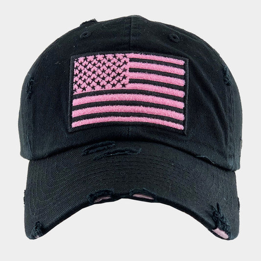 HATEGORY American USA Flag Vintage Baseball Cap