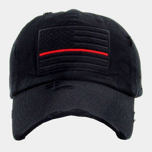 HATEGORY American USA Flag Vintage Baseball Cap