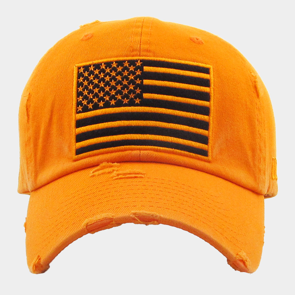 HATEGORY American USA Flag Vintage Baseball Cap