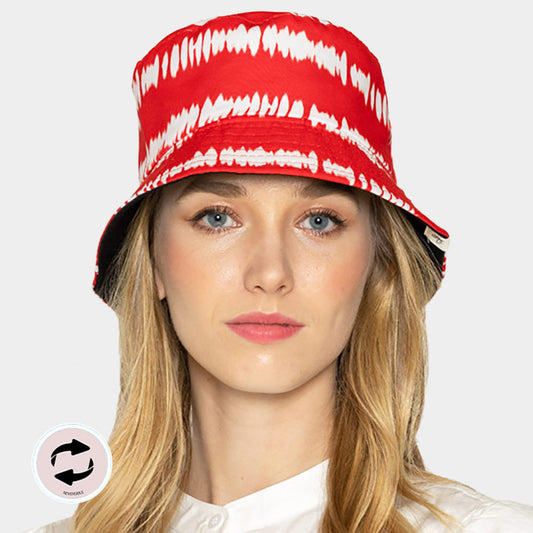 HATEGORY Tie Dye Reversible Bucket Hat