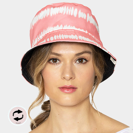 HATEGORY Tie Dye Reversible Bucket Hat