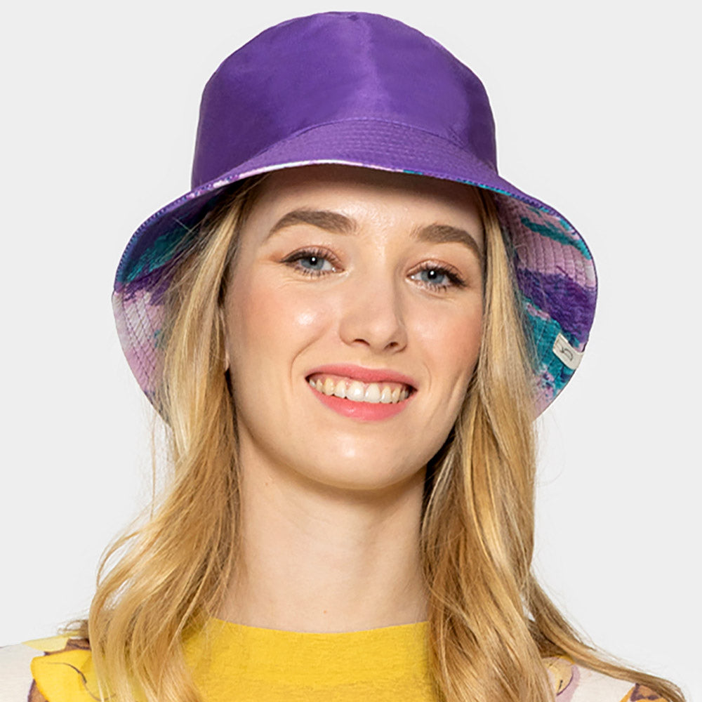 HATEGORY Tie Dye Reversible Bucket Hat