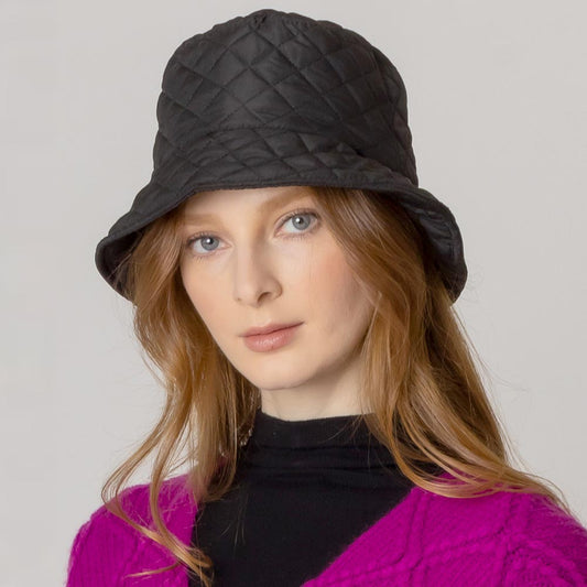 HATEGORY Quilted Padding Bucket Hat