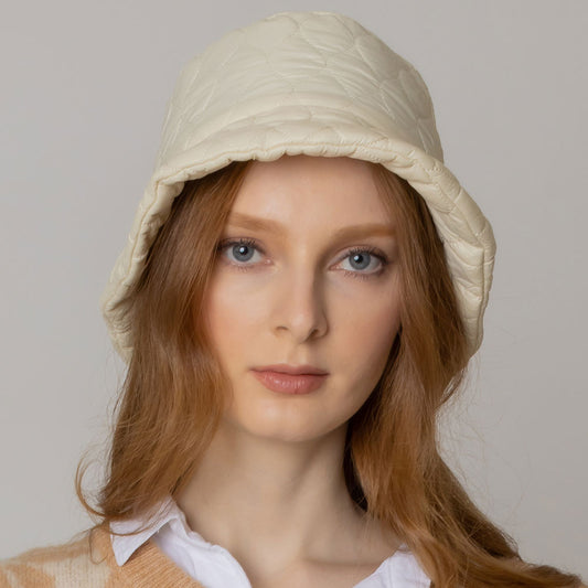 HATEGORY Wave Padded Puffer Bucket Hat