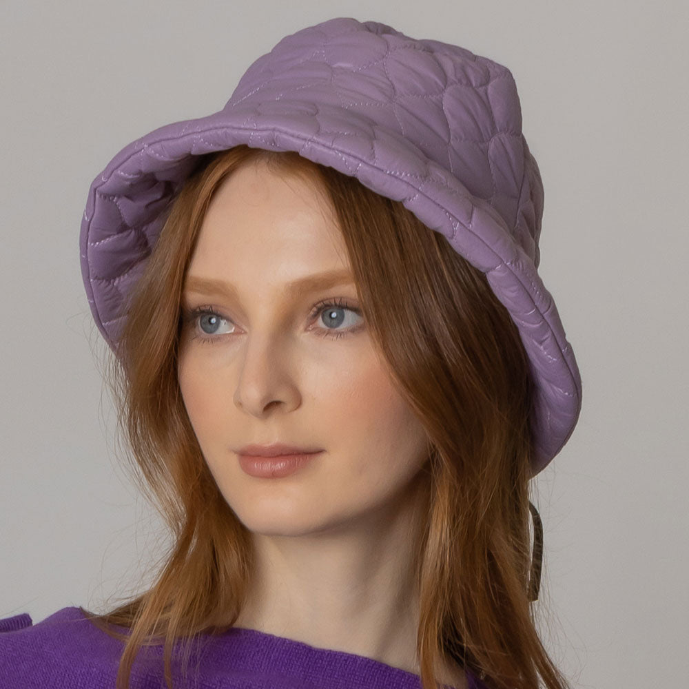 HATEGORY Wave Padded Puffer Bucket Hat
