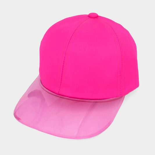 HATEGORY Transparent Brim Baseball Cap