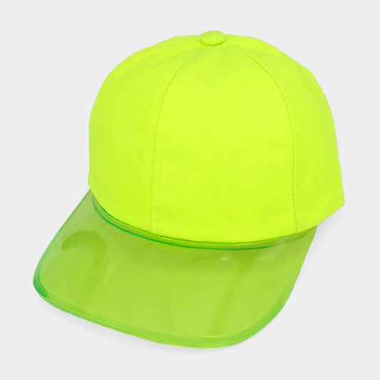 HATEGORY Transparent Brim Baseball Cap