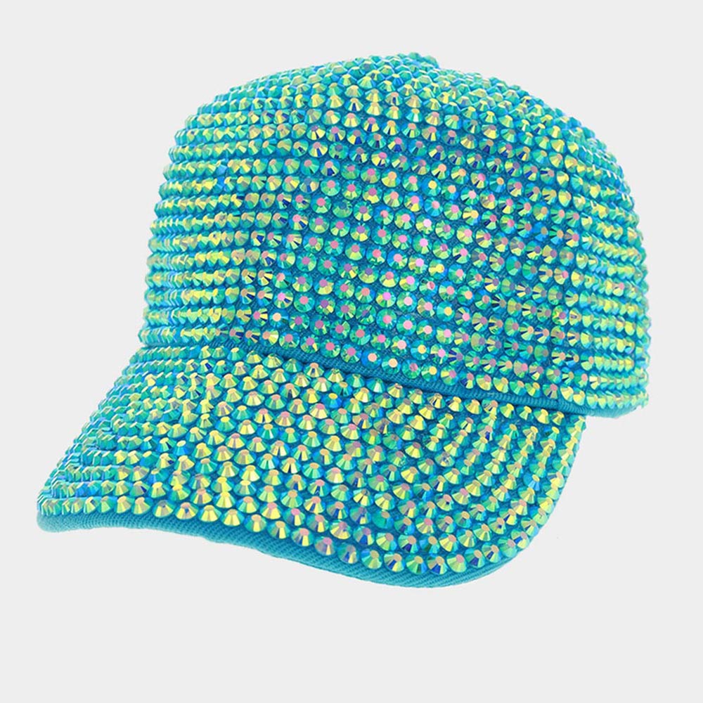 HATEGORY Stone Embellished Baseball Cap