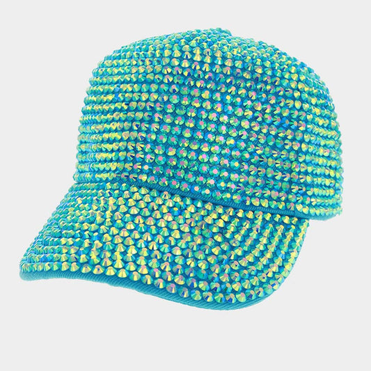 HATEGORY Stone Embellished Baseball Cap