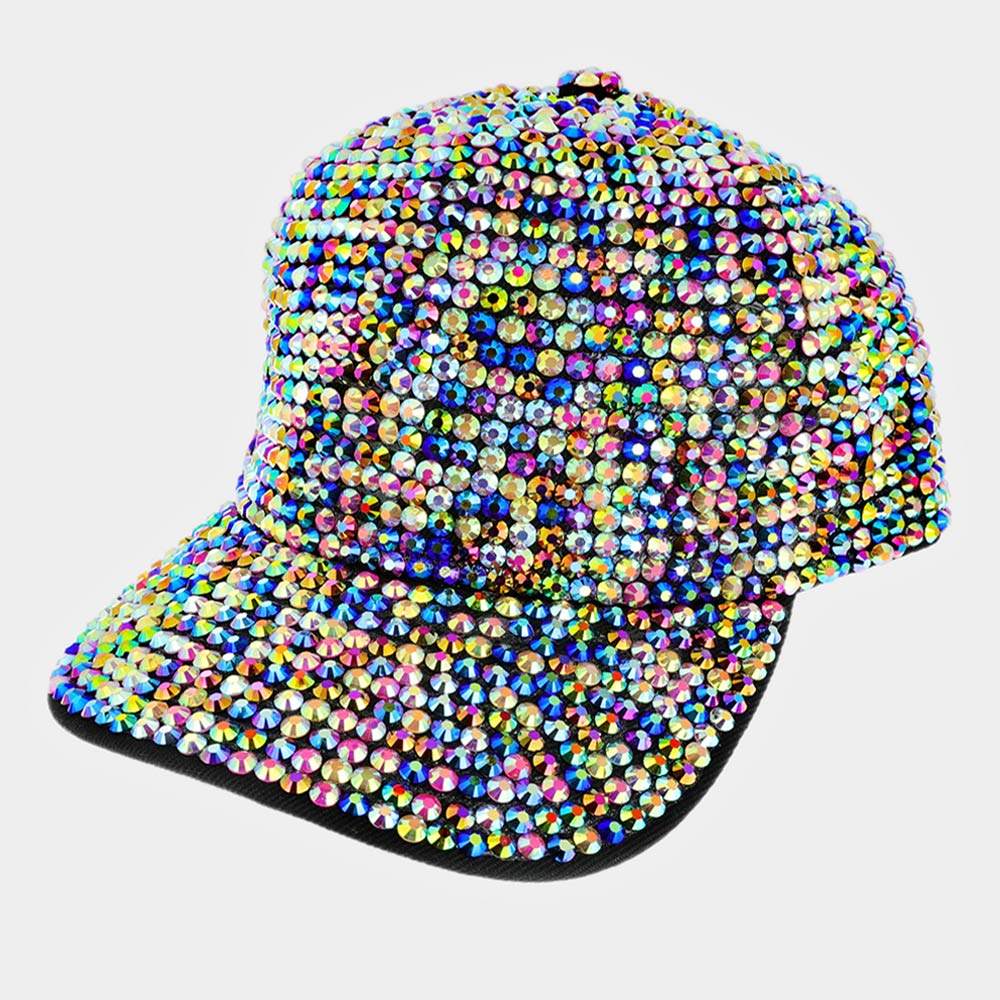 HATEGORY Stone Embellished Baseball Cap