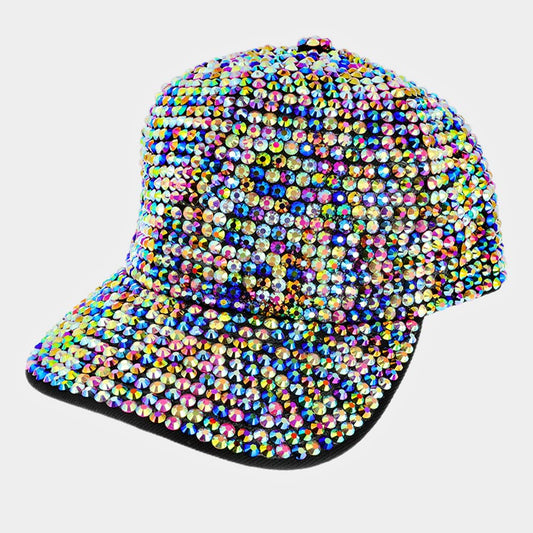 HATEGORY Stone Embellished Baseball Cap