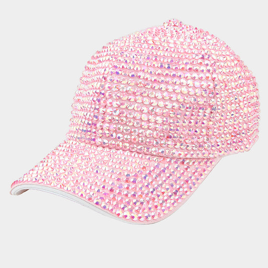 HATEGORY Stone Embellished Baseball Cap