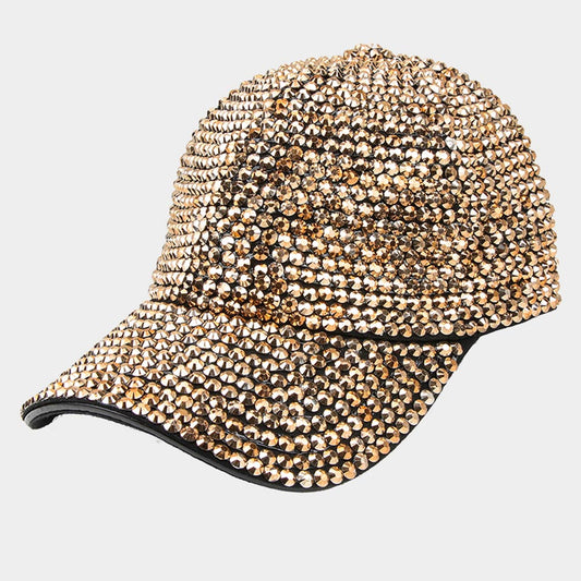 HATEGORY Stone Embellished Baseball Cap