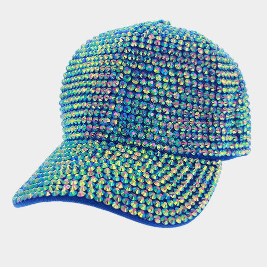 HATEGORY Stone Embellished Baseball Cap