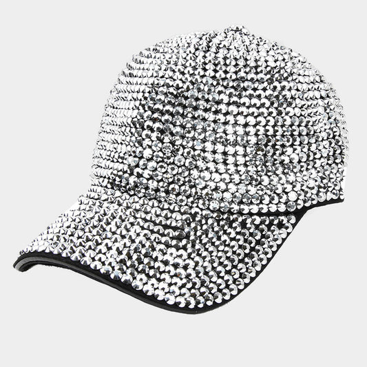 HATEGORY Stone Embellished Baseball Cap