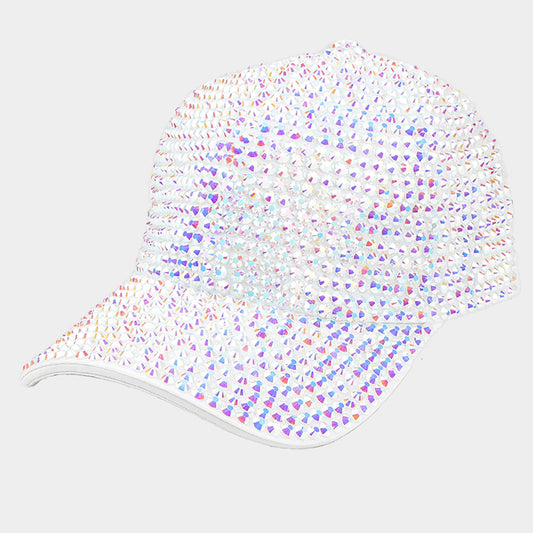 HATEGORY Stone Embellished Baseball Cap