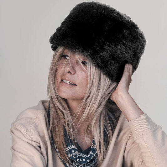 HATEGORY Faux Fur Cossack Russian Hat