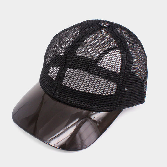 HATEGORY Transparent Brim Trucker Hat