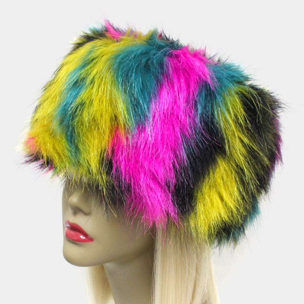 HATEGORY Faux Fur Russian Style Hat