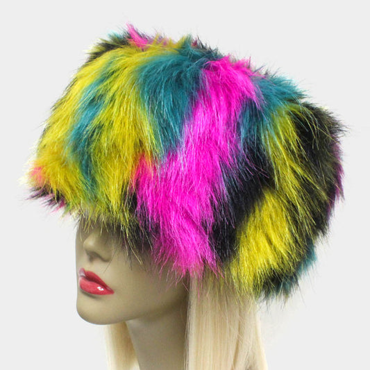 HATEGORY Faux Fur Russian Style Hat