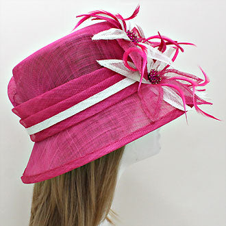 HATEGORY Bauble Bead Sinamay Straw Hat