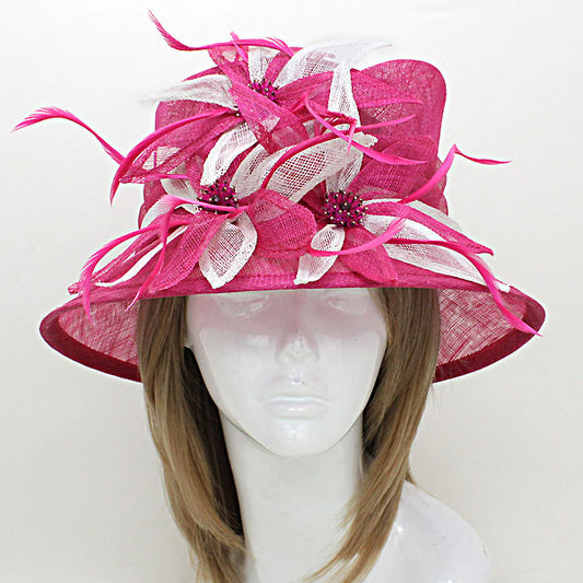 HATEGORY Bauble Bead Sinamay Straw Hat
