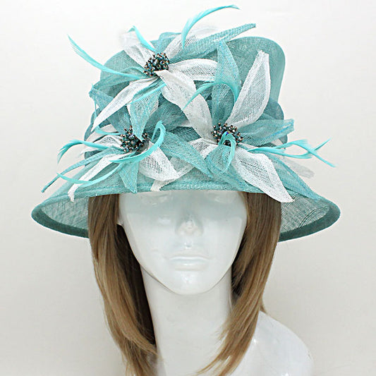 HATEGORY Bauble Bead Sinamay Straw Hat