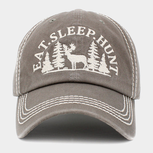 HATEGORY EAT.SLEEP.HUNT Reindeer Vintage Baseball Cap