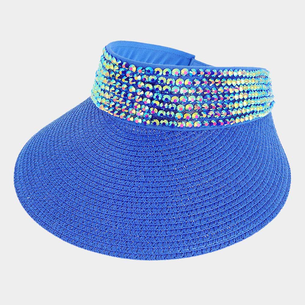 HATEGORY Bling Studded Visor Hat