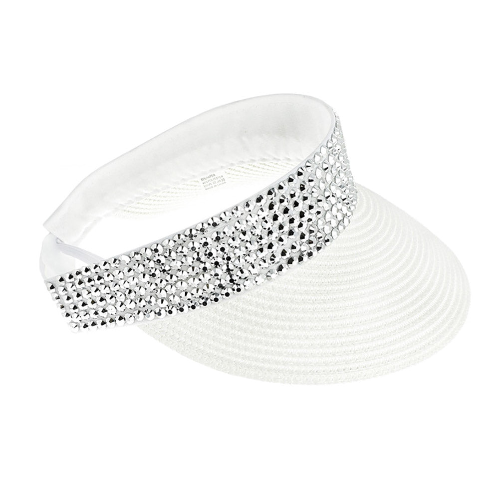 HATEGORY Bling Studded Visor Hat