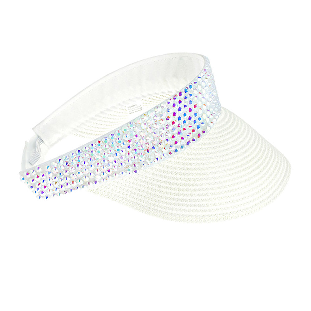 HATEGORY Bling Studded Visor Hat