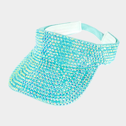 HATEGORY Bling Studded Visor Hat