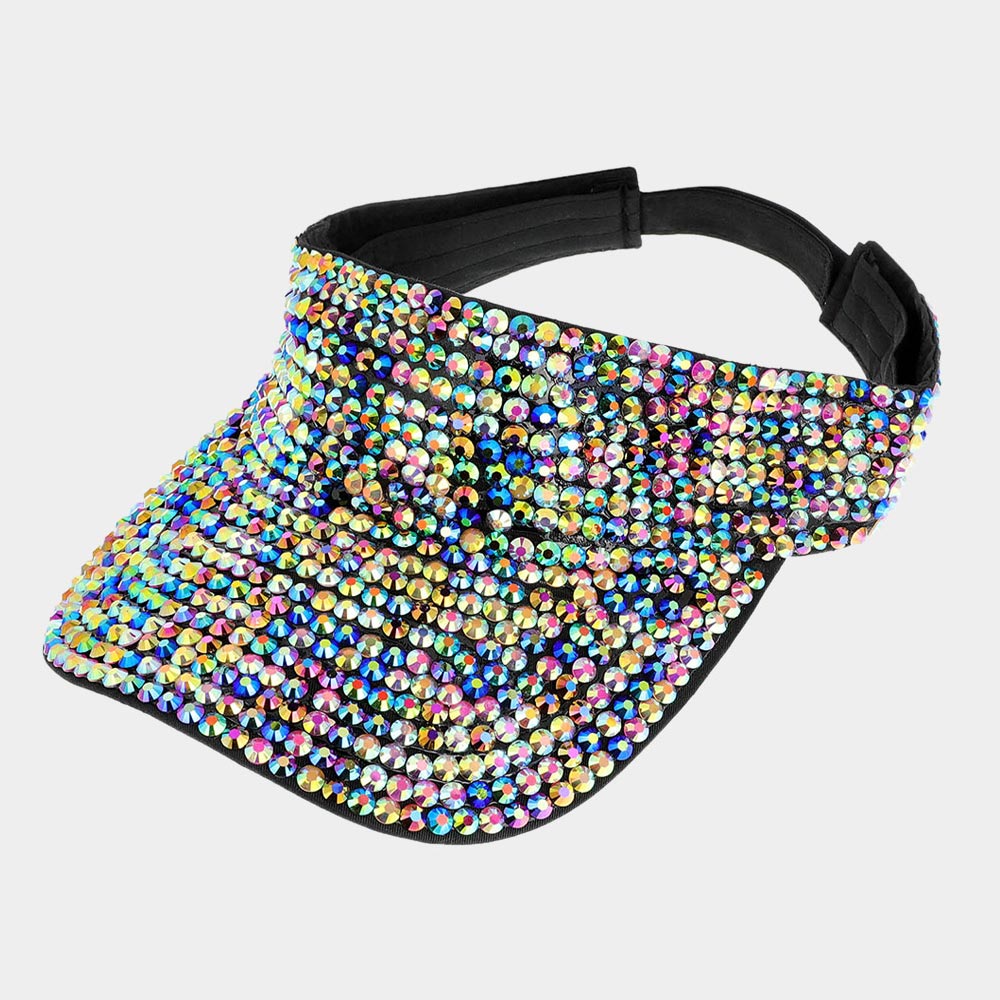 HATEGORY Bling Studded Visor Hat