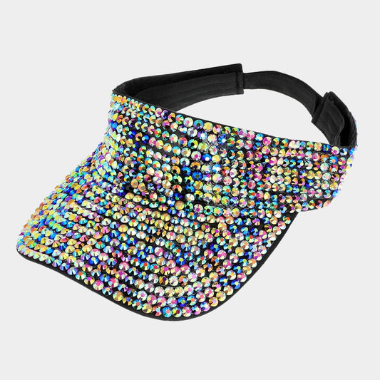 HATEGORY Bling Studded Visor Hat